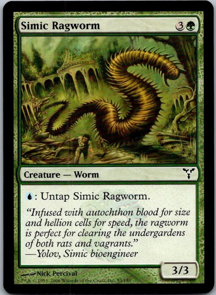 Simic Ragworm C DIS #93 LP MTG Magic