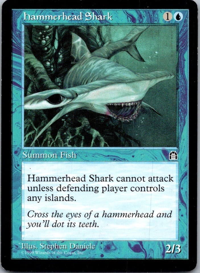 Hammerhead Shark C STH # LP MTG Magic
