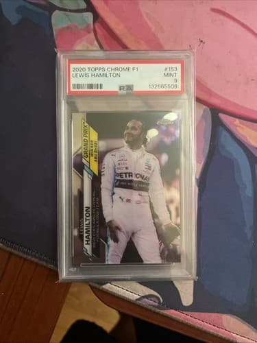 PSA 10 2020 Topps Chrome F1 Lewis Hamilton Gem Mint POP 19