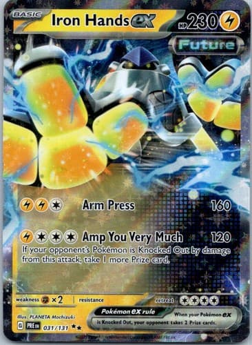 Iron Hands ex Double Rare SV: Prismatic Evolutions 031/131 NM