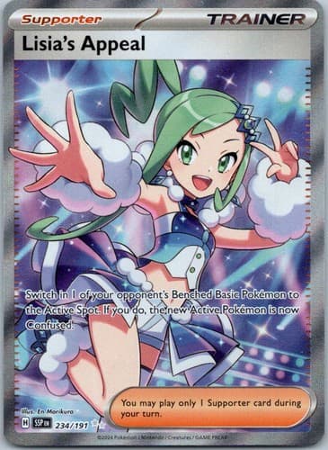Lisia's Appeal Ultra Rare SV08: Surging Sparks 234/191 NM