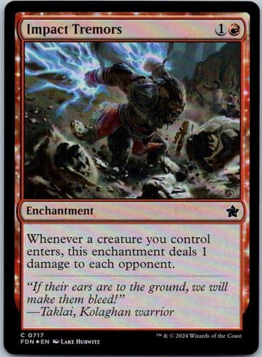 Impact Tremors C Foundations 717 NM