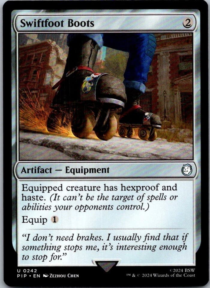Swiftfoot Boots U PIP #770 LP MTG Magic