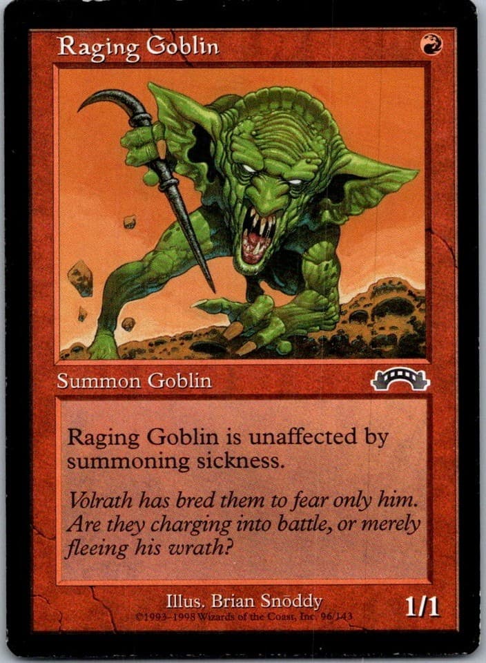 Raging Goblin C EXO #96 LP MTG Magic