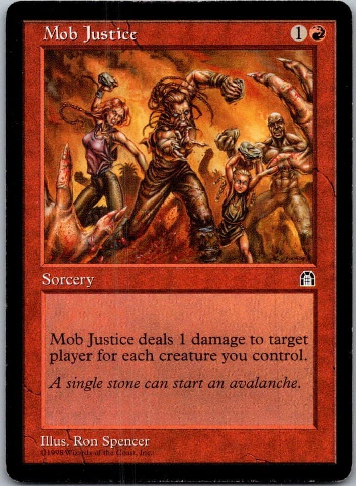 Mob Justice C STH # LP MTG Magic