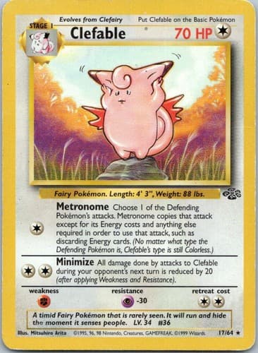 Clefable Holo Rare Call of Legends 1/95 NM