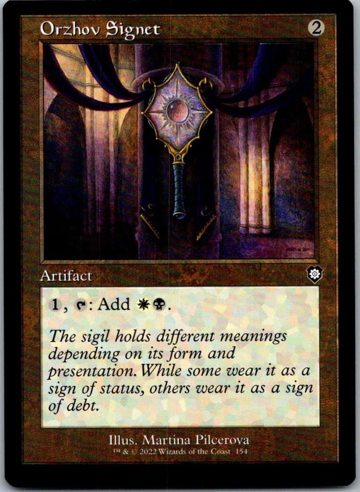 Orzhov Signet (Retro Frame) C BRC #154 NM MTG Magic
