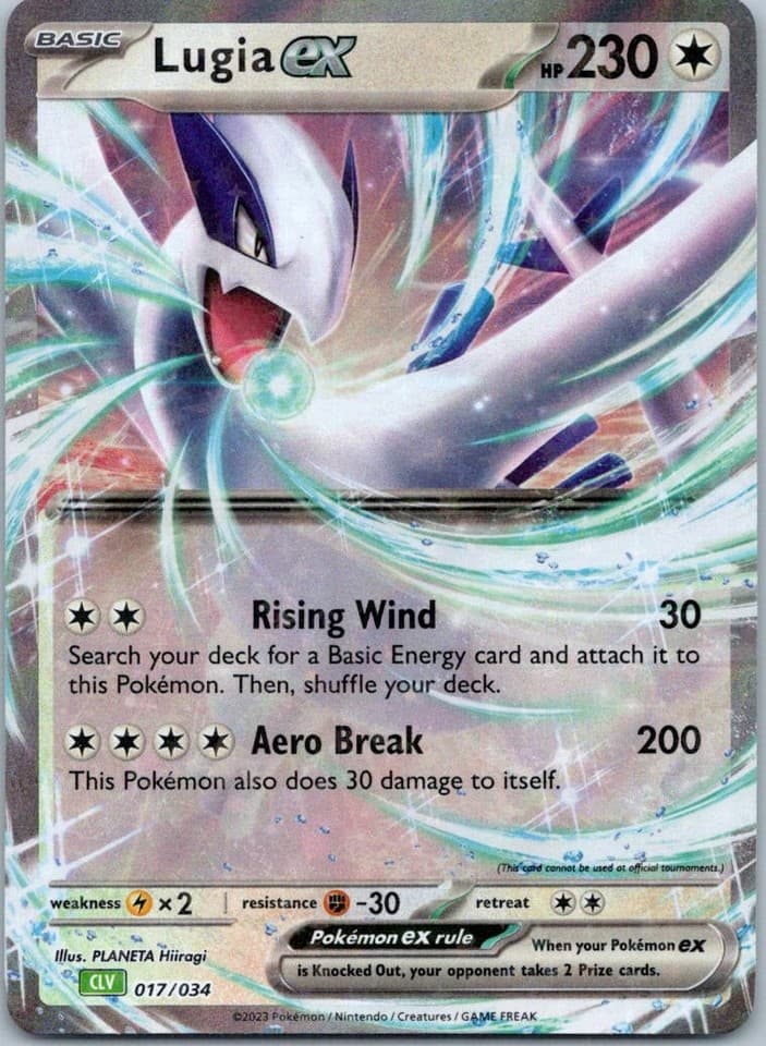 Lugia ex Classic Collection Trading Card Game Classic 017/034 NM