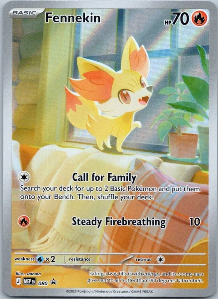 Fennekin Promo ME: Mega Evolution Promo 080 NM