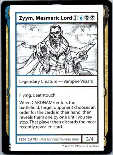 Zyym, Mesmeric Lord S Mystery Booster: Convention Edition Exclusives NM