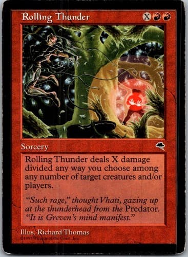 Rolling Thunder C TMP #198 LP MTG Magic