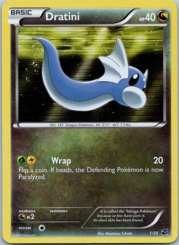 Dratini (1) Holo Rare Dragon Vault 1/20 NM