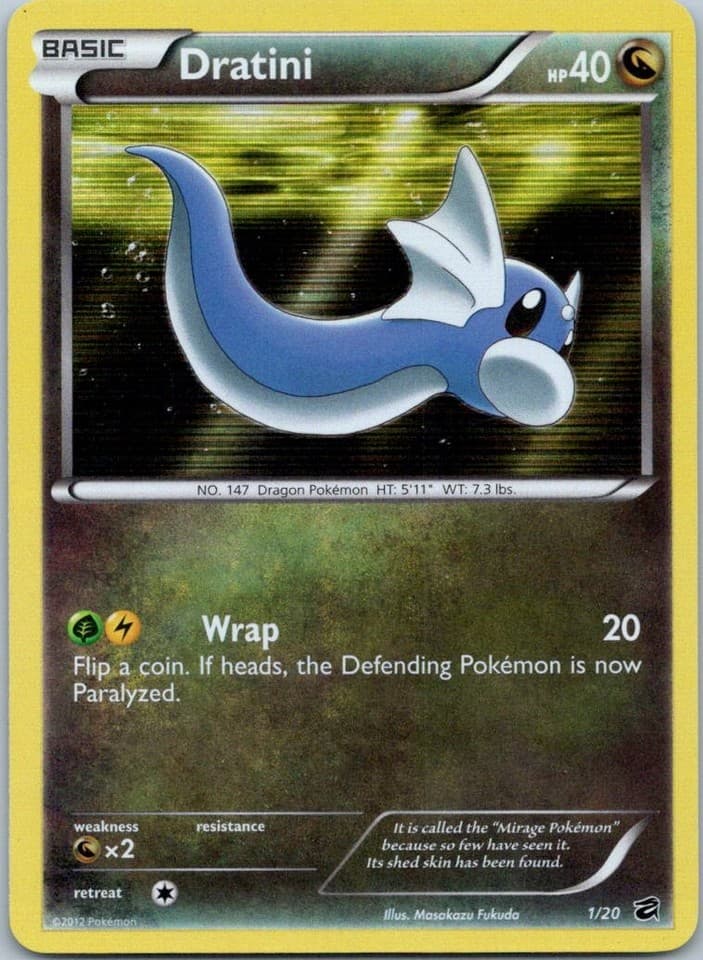 Dratini (1) Holo Rare Dragon Vault 1/20 NM