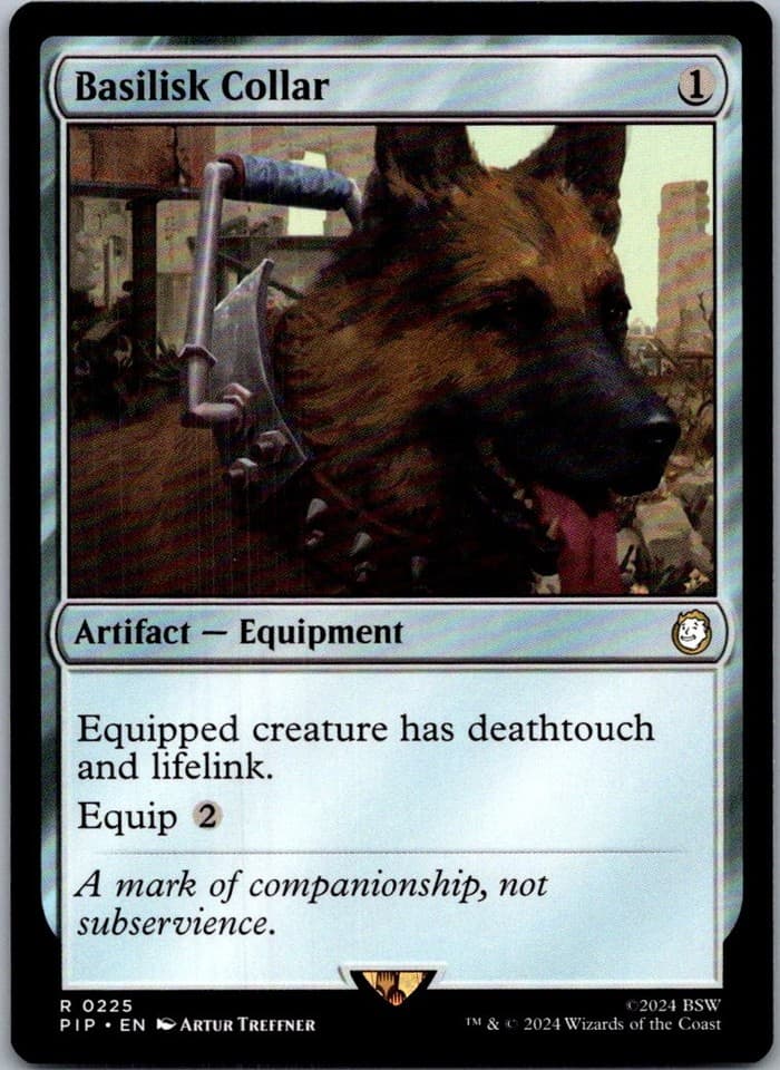Basilisk Collar R PIP #753 LP MTG Magic