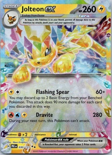 Jolteon Rare Rising Rivals 26/111 NM