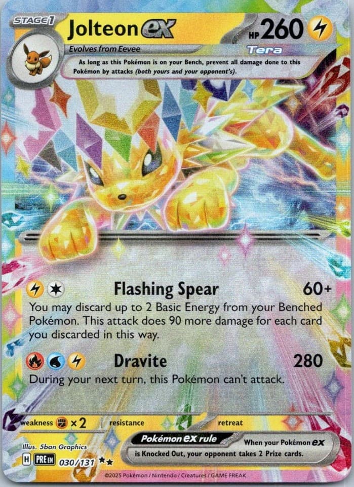Jolteon Rare Rising Rivals 26/111 NM
