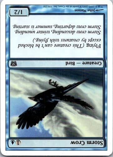 Storm Crow (9ED) C LIST #100 NM MTG Magic