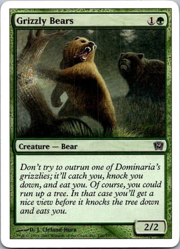 Grizzly Bears C 9ED #246 NM MTG Magic