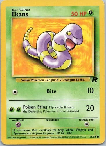 Ekans Common Team Rocket 56/82 NM