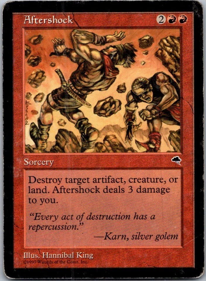 Aftershock C TMP #160 LP MTG Magic