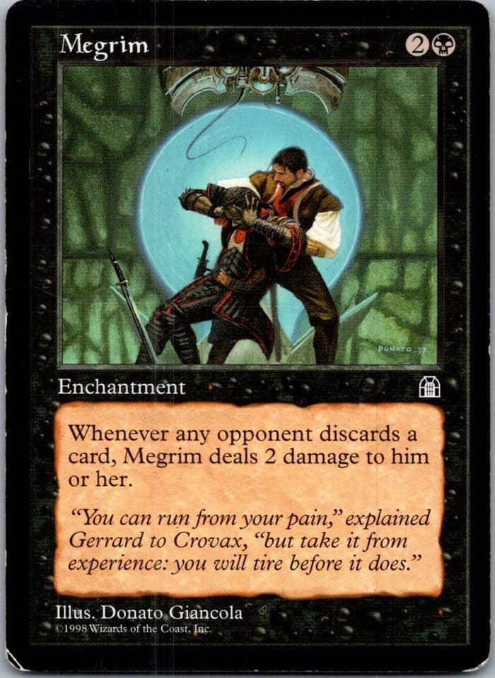 Megrim U STH # LP MTG Magic