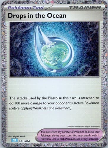 Drops in the Ocean Classic Collection Trading Card Game Classic 021/034 NM