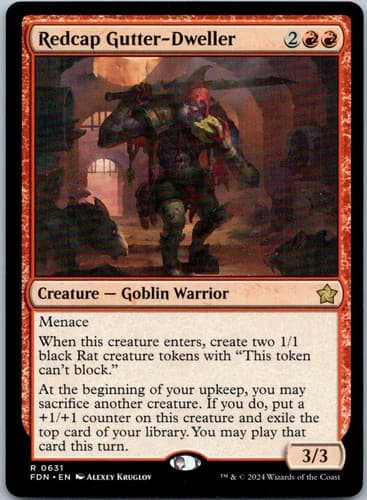 Redcap Gutter - Dweller R Foundations 631 NM