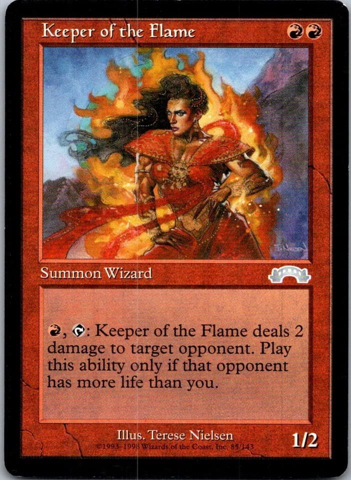 Keeper of the Flame U EXO #85 LP MTG Magic
