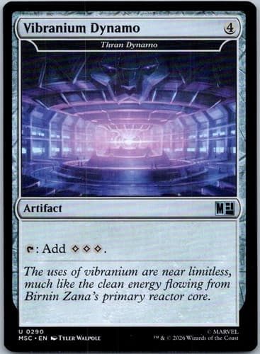 Vibranium Dynamo - Thran Dynamo U Commander: Marvel Super Heroes 290 NM