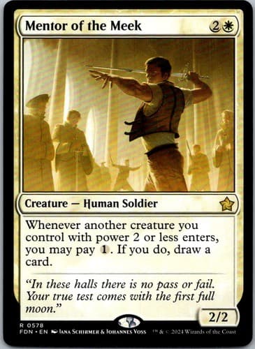 Mentor of the Meek R M19 #27 NM MTG Magic