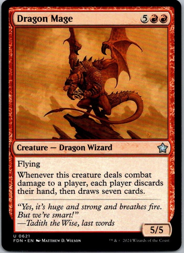 Dragon Mage U LIST #135/280 NM MTG Magic