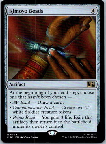 Kimoyo Beads R Commander: Marvel Super Heroes 109 NM