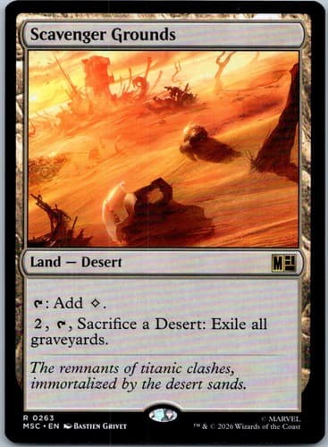 Scavenger Grounds R Commander: Marvel Super Heroes 263 NM