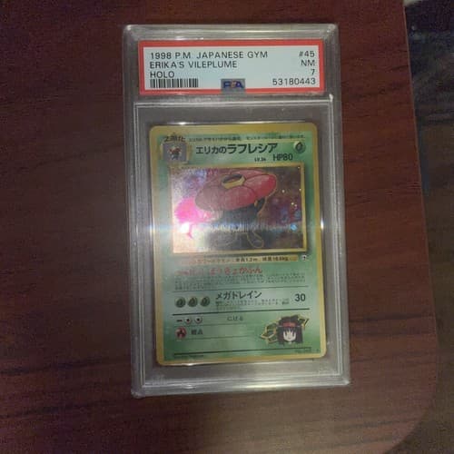 1998 P.M Japanese Gym Erika's Vileplume Holo