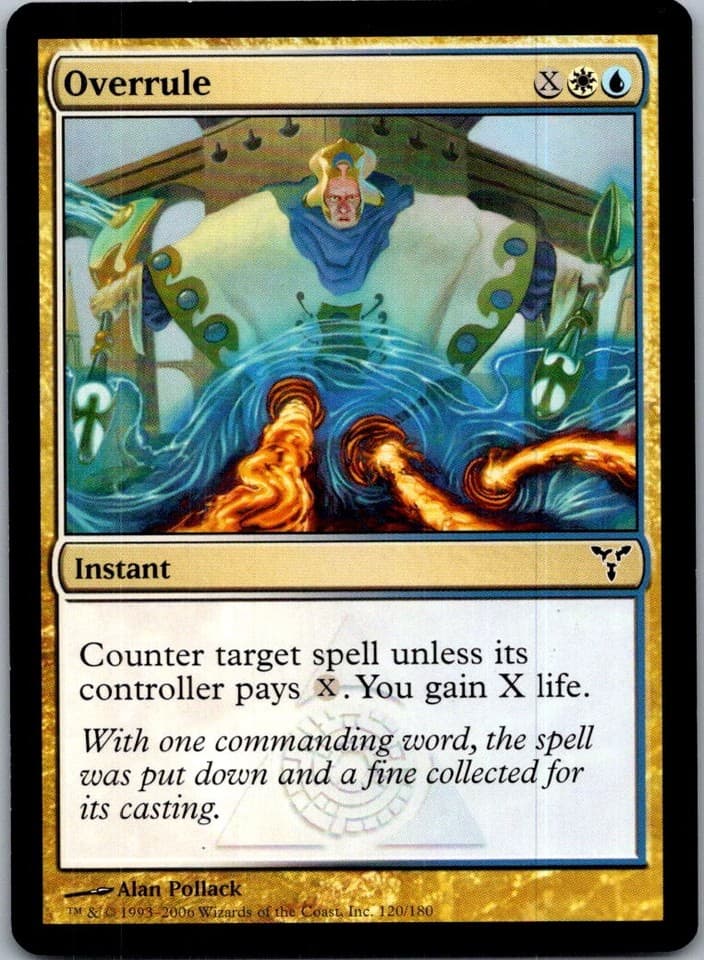 Overrule C DDI #32 LP MTG Magic
