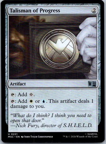 Talisman of Progress U Commander: Marvel Super Heroes 221 NM