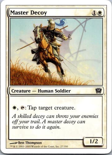 Master Decoy C 9ED #27 NM MTG Magic