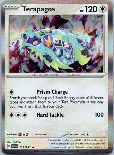 Terapagos Rare SV08: Surging Sparks 161/191 NM