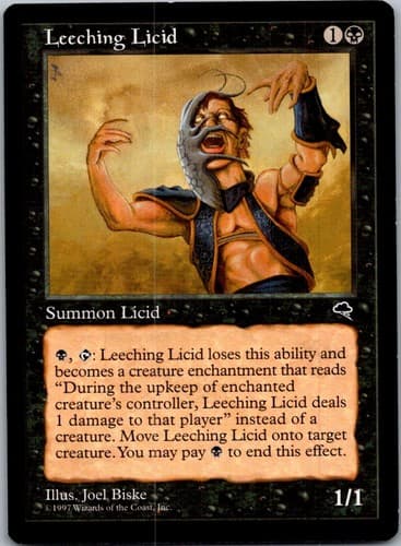Leeching Licid U TMP #141 LP MTG Magic