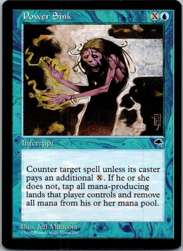 Power Sink C TMP #78 LP MTG Magic