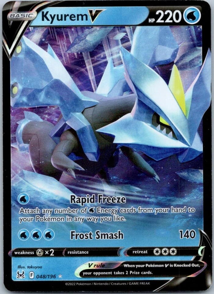 Kyurem V Ultra Rare Prize Pack Series Cards 048/196 NM