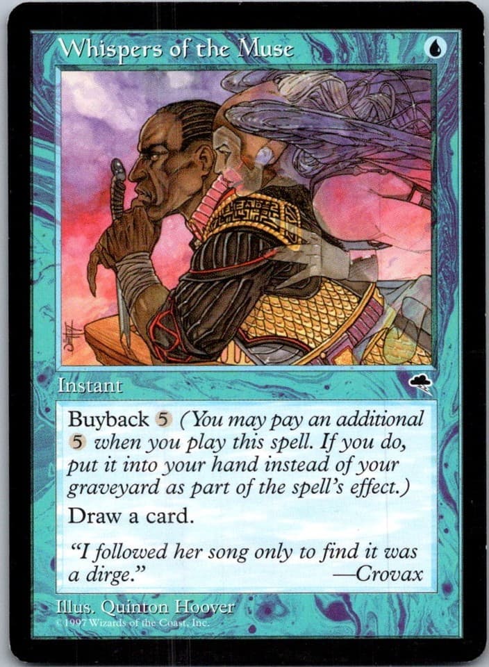 Whispers of the Muse U TMP #103 LP MTG Magic