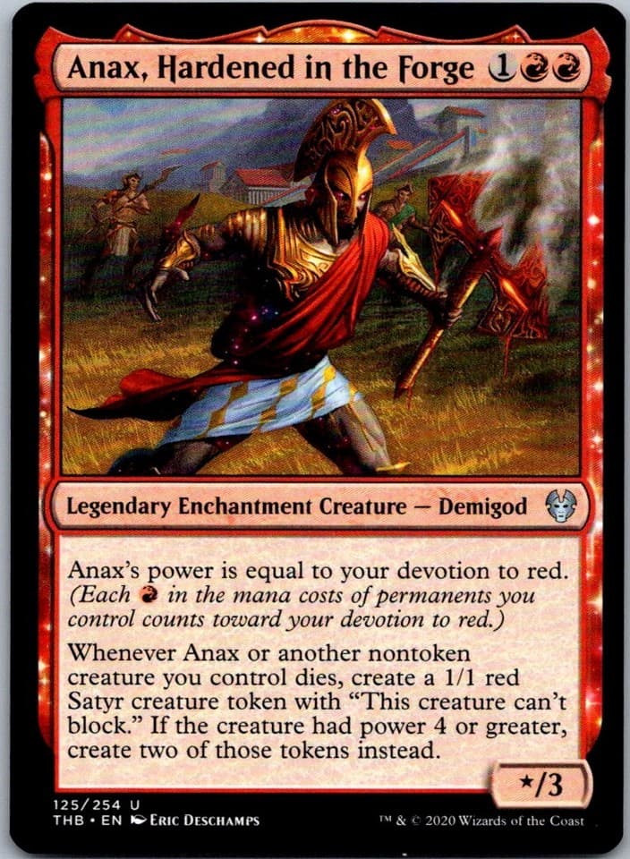 Anax, Hardened in the Forge U THB #125 NM MTG Magic