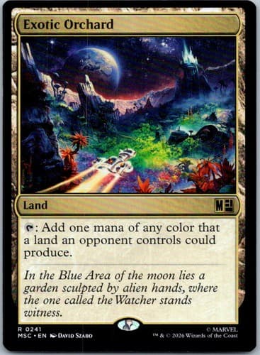 Exotic Orchard R Commander: Marvel Super Heroes 241 NM