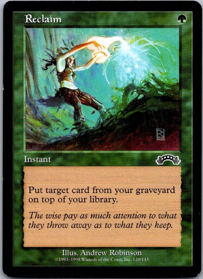 Reclaim C EXO #120 LP MTG Magic