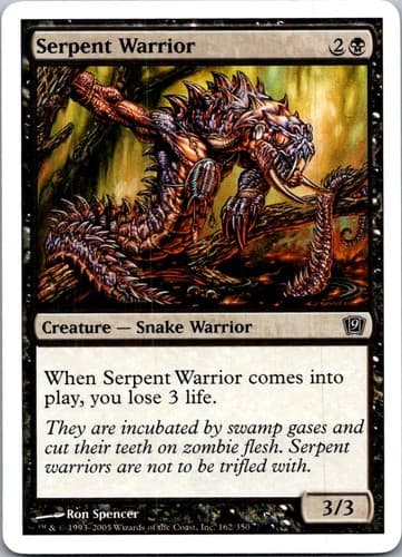 Serpent Warrior C 8ED #161 LP MTG Magic