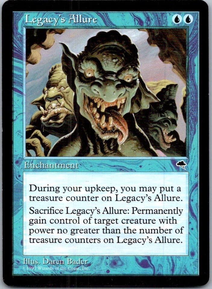 Legacy's Allure U TMP #71 LP MTG Magic
