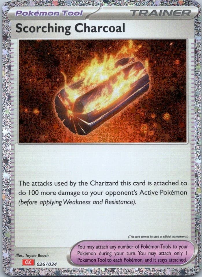 Scorching Charcoal Classic Collection Trading Card Game Classic 026/034 NM