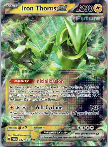 Iron Thorns ex Double Rare SV: Prismatic Evolutions 032/131 NM